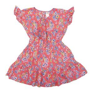 Girls OshKosh B'gosh Casual Dress Size 5 Pink Floral